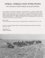 Back Cover of Horses, Harness and Homesteads - The History of Draft Horses in Saskatchewan